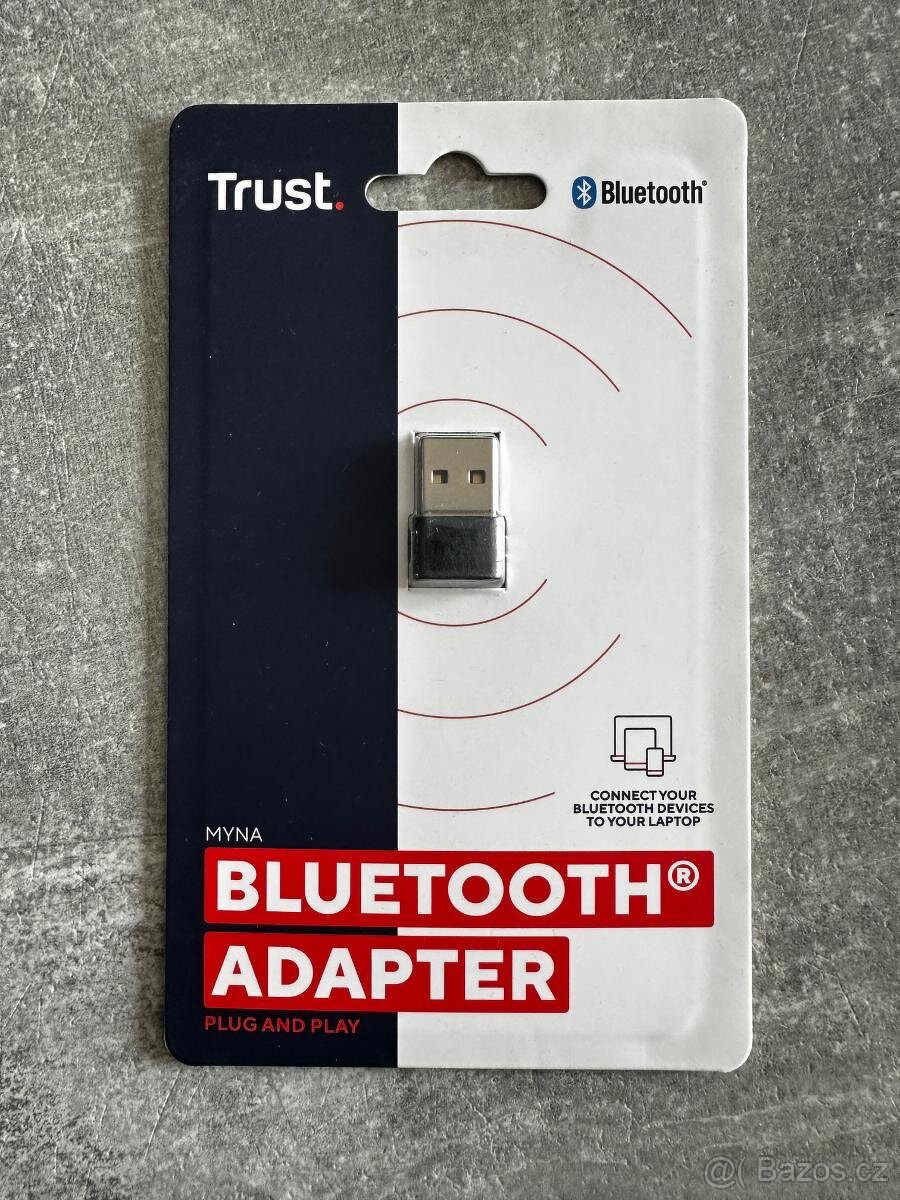 NOVÝ: Trust Myna Bluetooth 5 adaptér (10m)