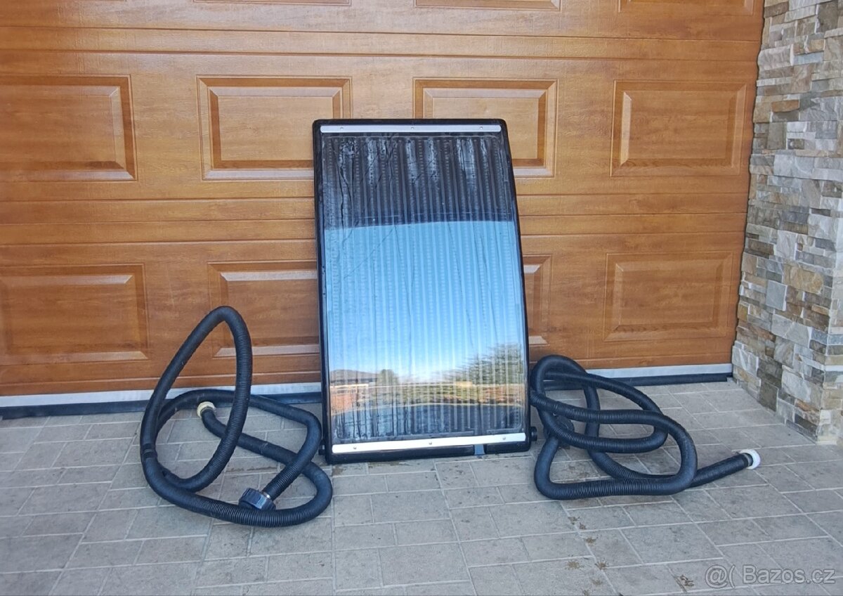 Solární ohřev k bazénu – nový, hadice 2x 5 m