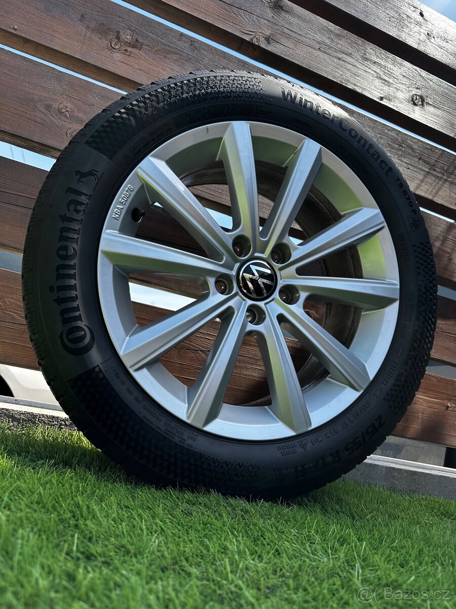 Alu kola 5x112 r17 s pneu (738v)