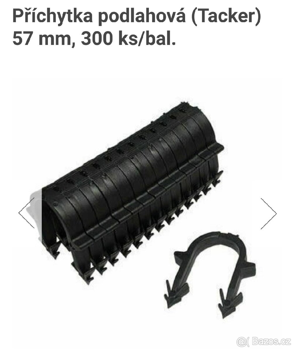 Příchytka podlahová (Tacker) 57 mm, 300 ks/bal.