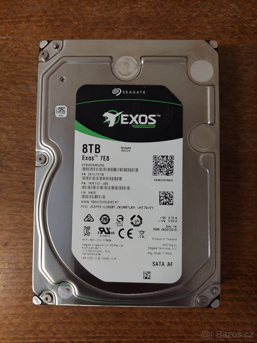SEAGATE EXOS 8TB