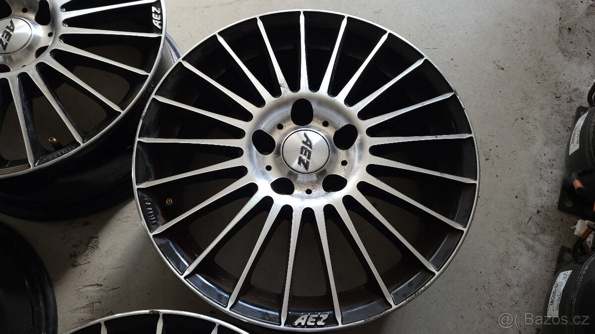 Hezké ALU disky 16" 5x112 AEZ Valencia, Škoda,VW,Mercedes