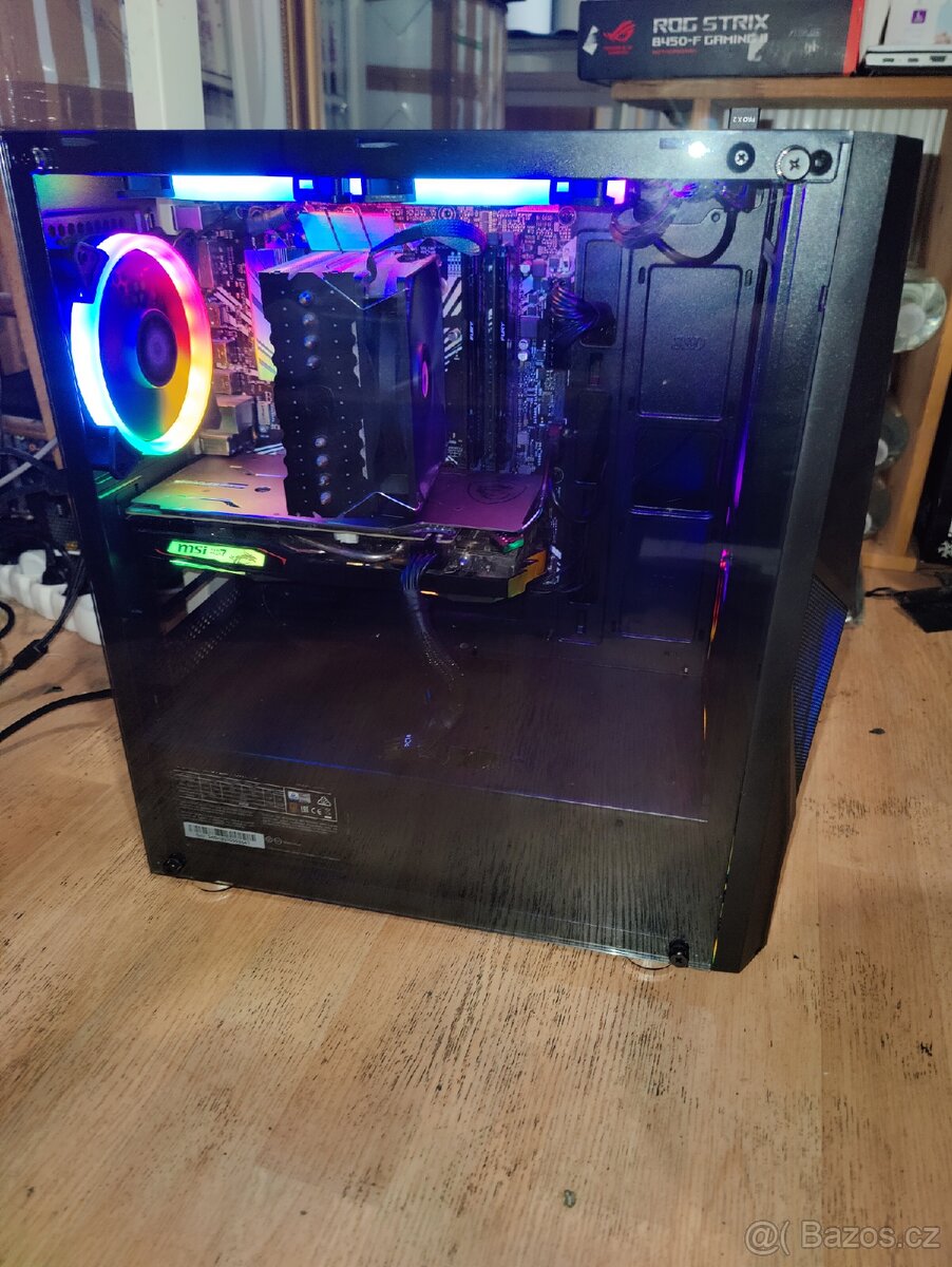 Herní PC čerstvé sestavený