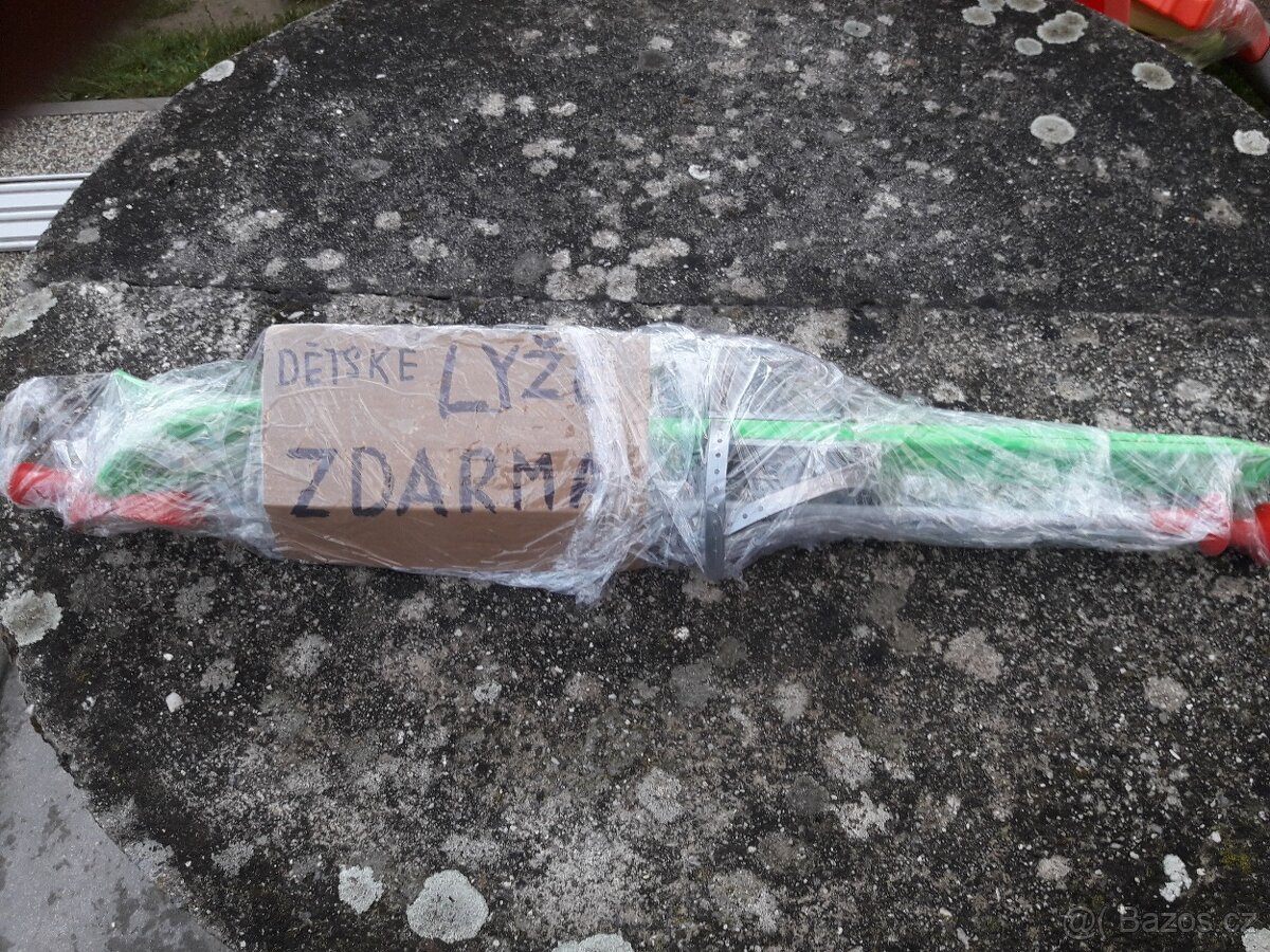 Dětské lyže zdarma