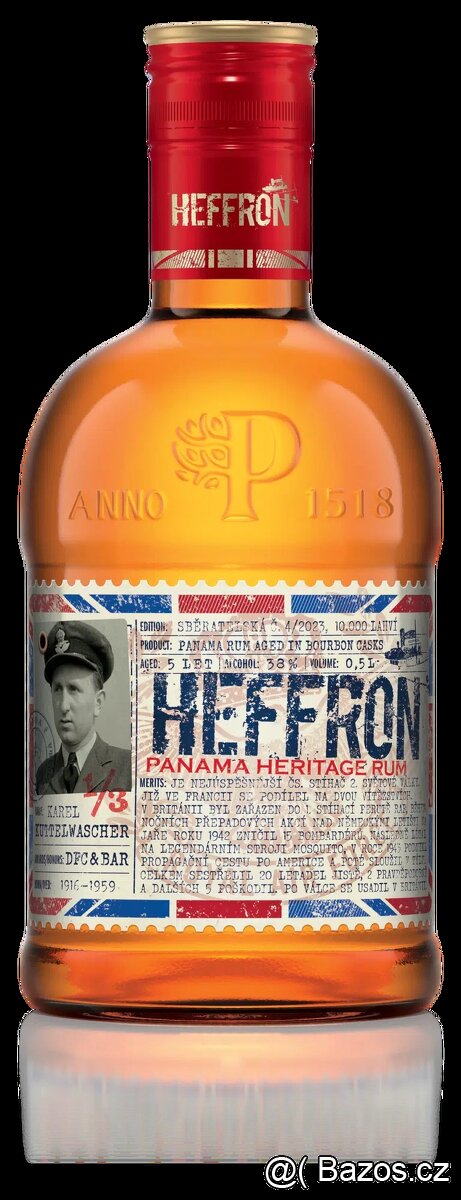 Limitovaná edice rumů HEFFRON piloti RAF