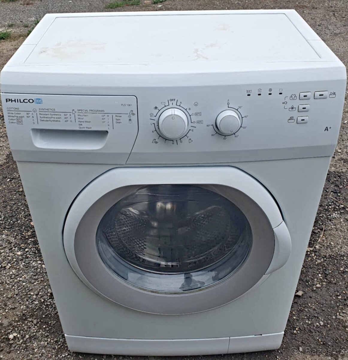 PRACKA PHILCO PLS 1061,BOCNI PLNENI,6KG,TRIDA A+,1000 OT.