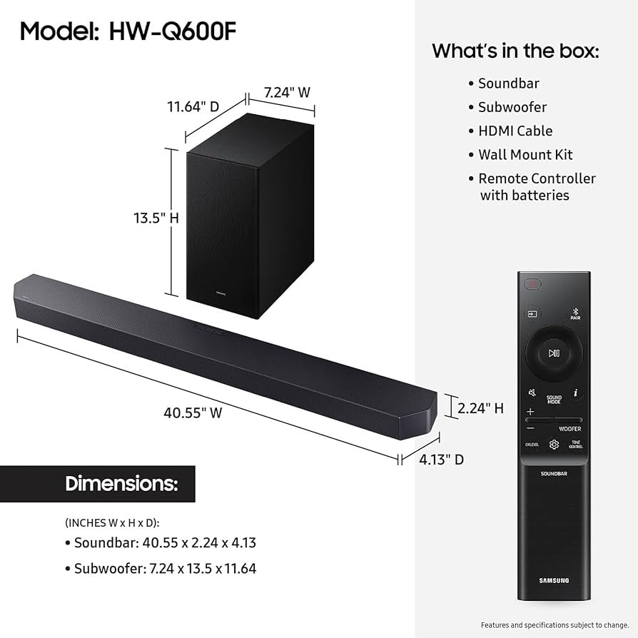 Samsung soundbar q600f