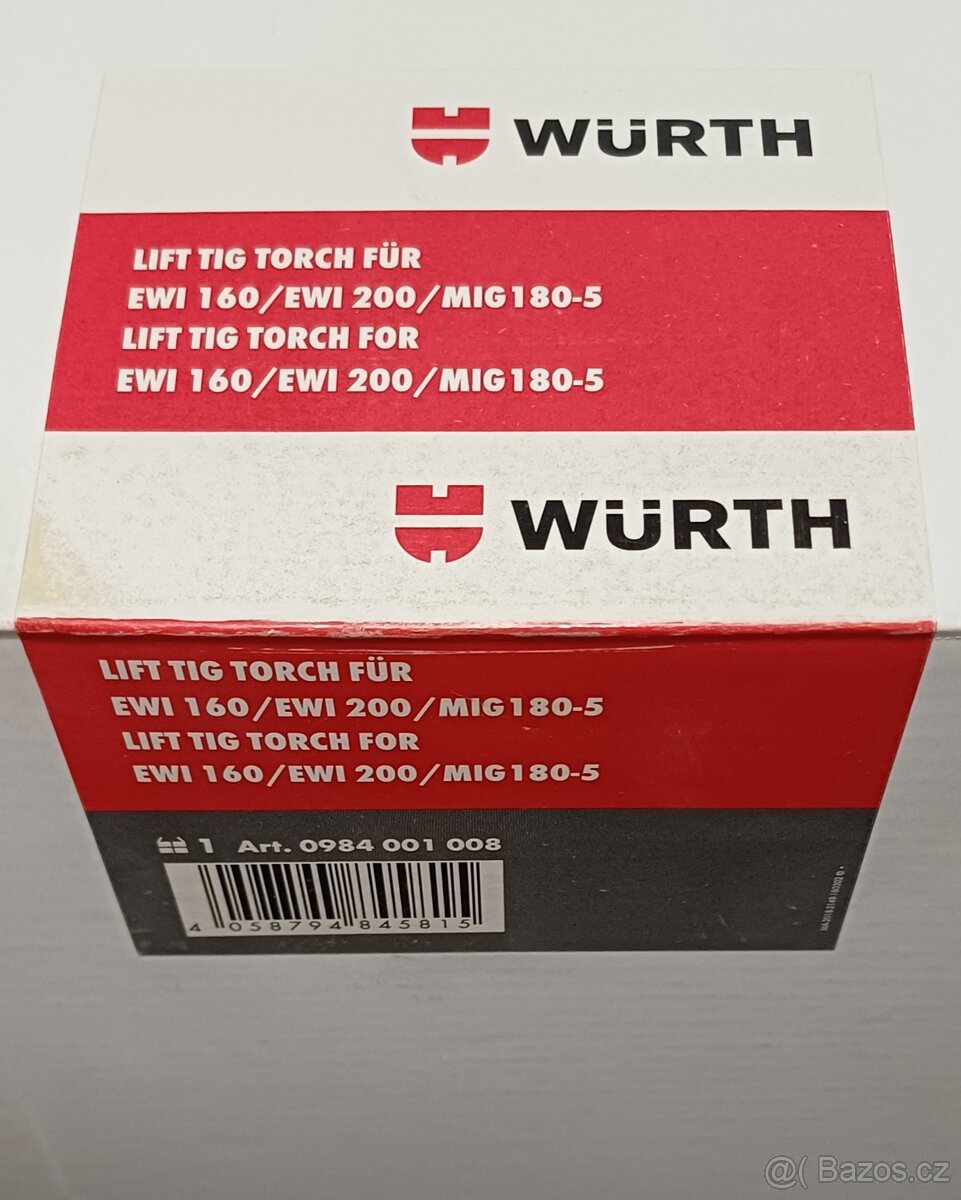 TIG hořak Wurth