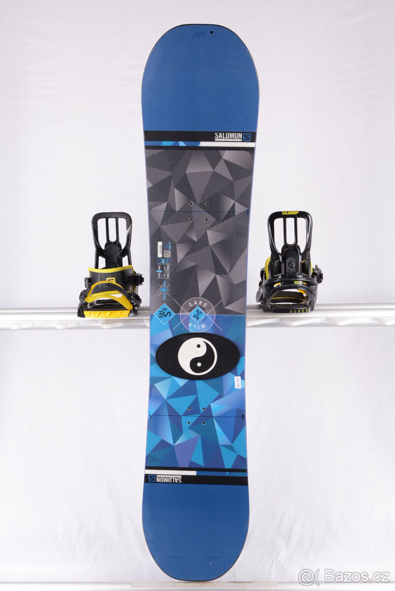 Použity snowboard SALOMON WILD CARD, modrý/čierný