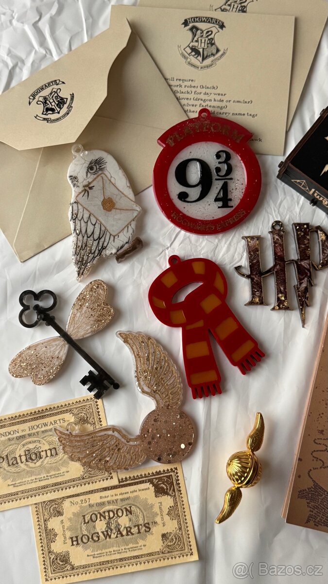 Figurky harry potter ozdobí Vánoce stromeček