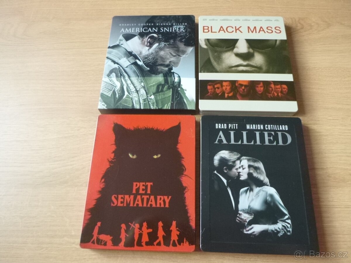 5x STEELBOOK BLU-RAY s paradnimi filmy CZ DABING