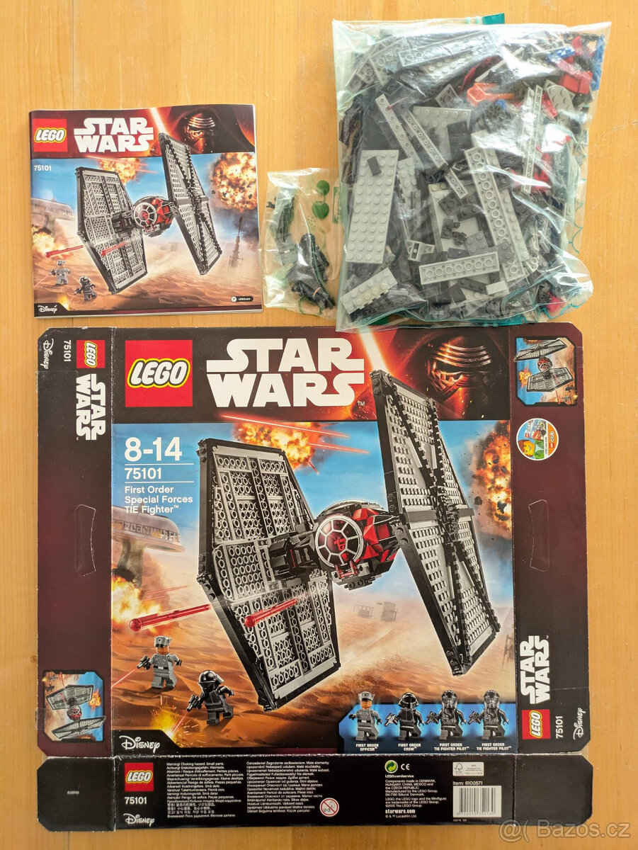 Různé LEGO sety, kompletní. City, StarWars