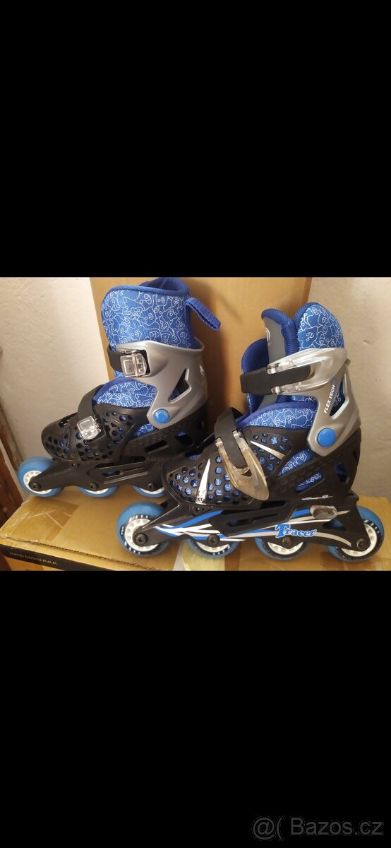 Kolečkové brusle velikost 30 -33