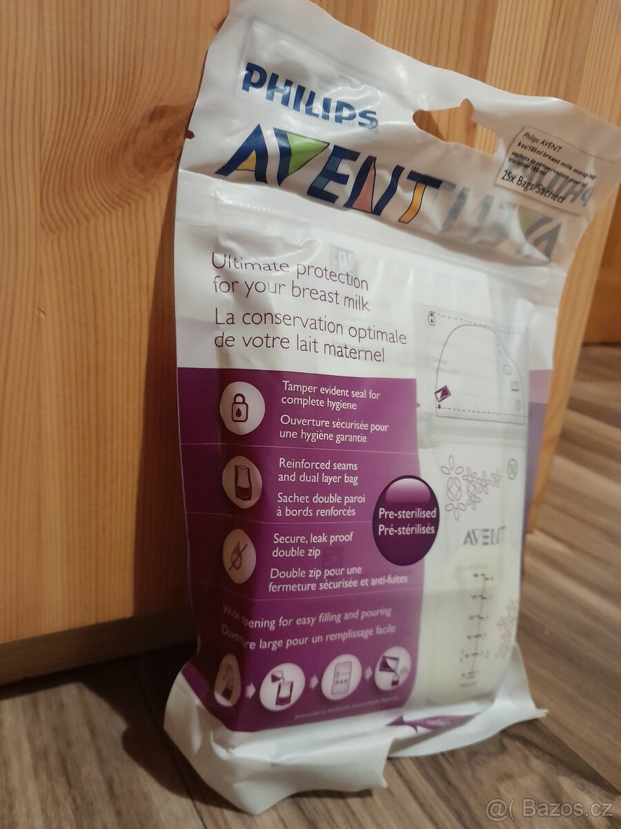 sacky na uskladneni mleka Philips AVENT