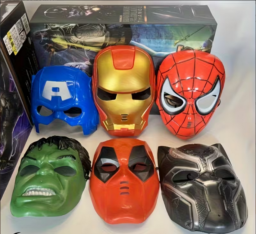 Dětská maska superhrdinů, Hulk, Iron Man atd.