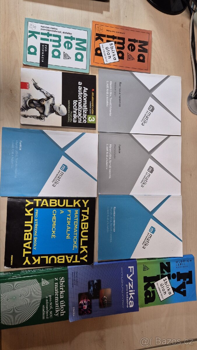 Učebnice fyziky a matematiky