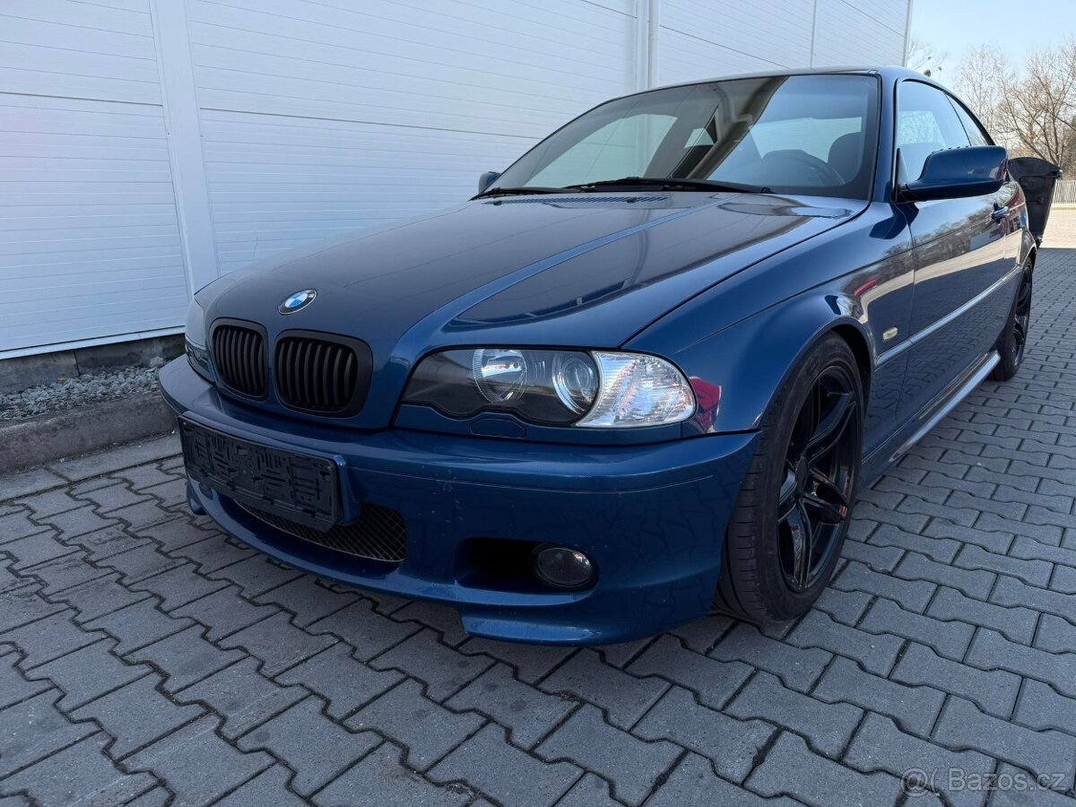 E46 330Ci M packet II originál z výroby, navi xen,šíbr topaz