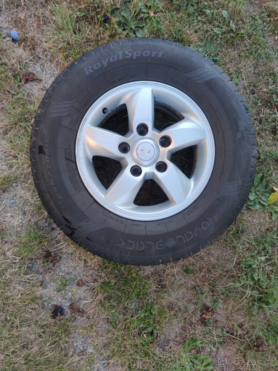 Prodám sadu 4x ALU ko l Kia 245/70R16