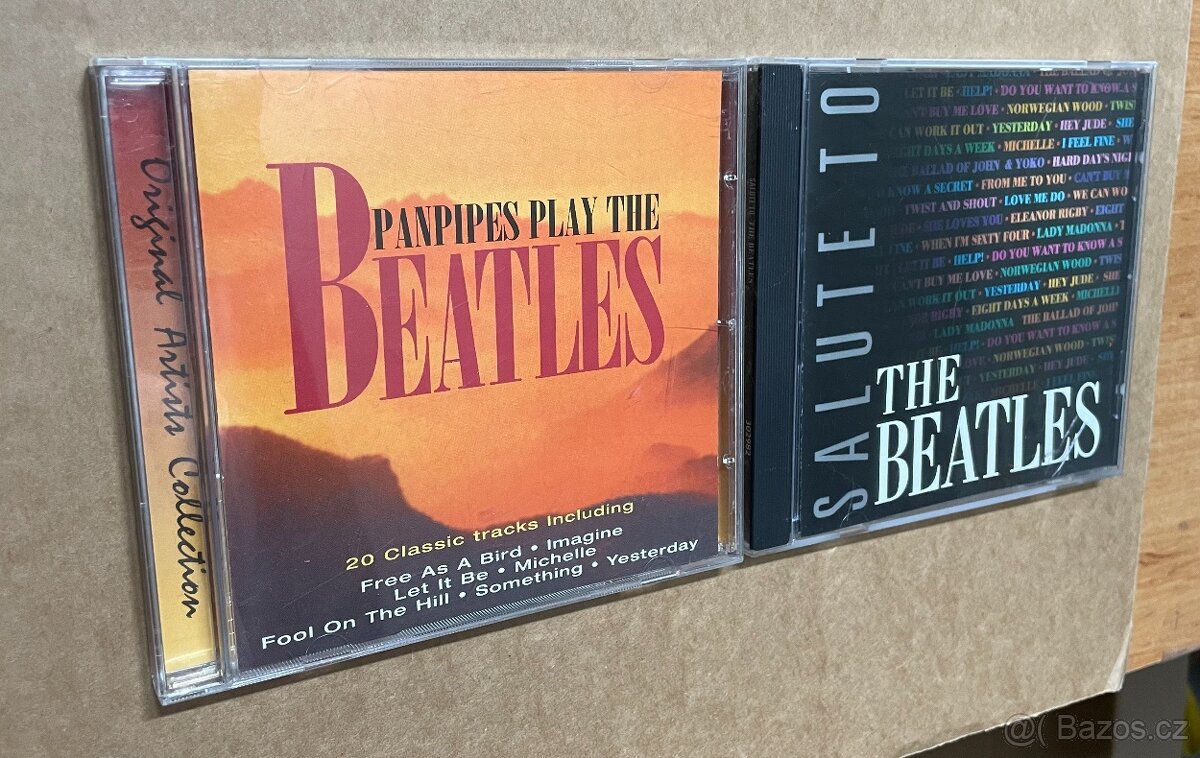 CD s písněmi Beatles