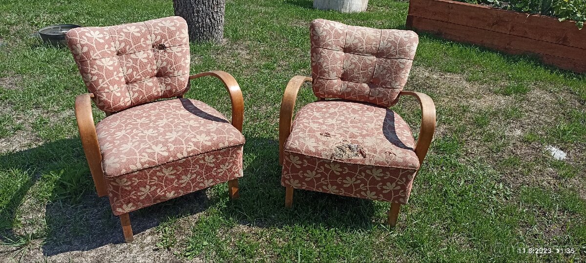 Křesla Thonet Koktejlky k renovac