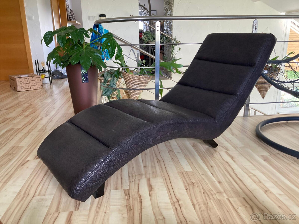 Lehátko - sofa - zajímavá imitace kůže
