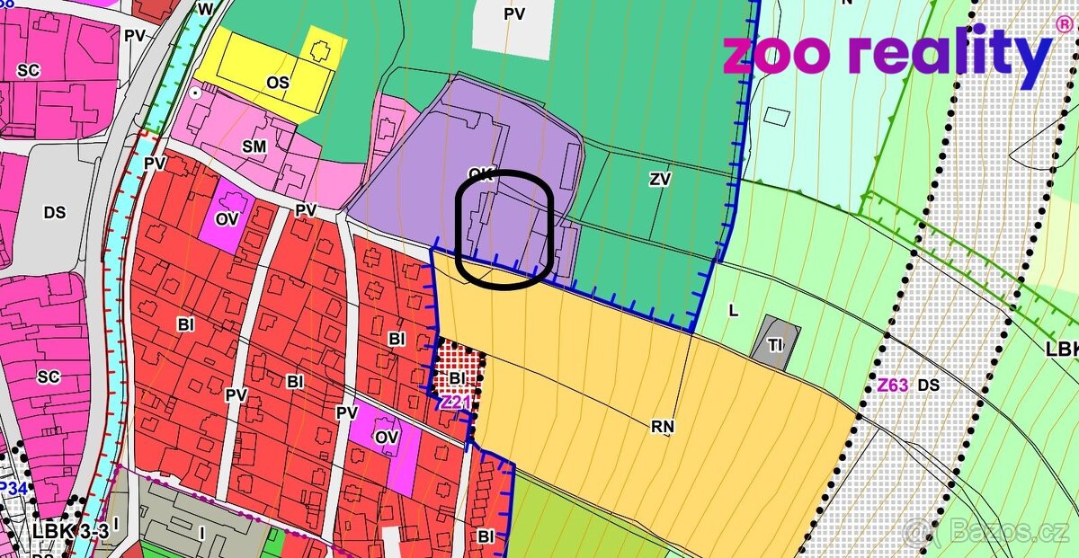 Prodej pozemku o velikosti 2295m2