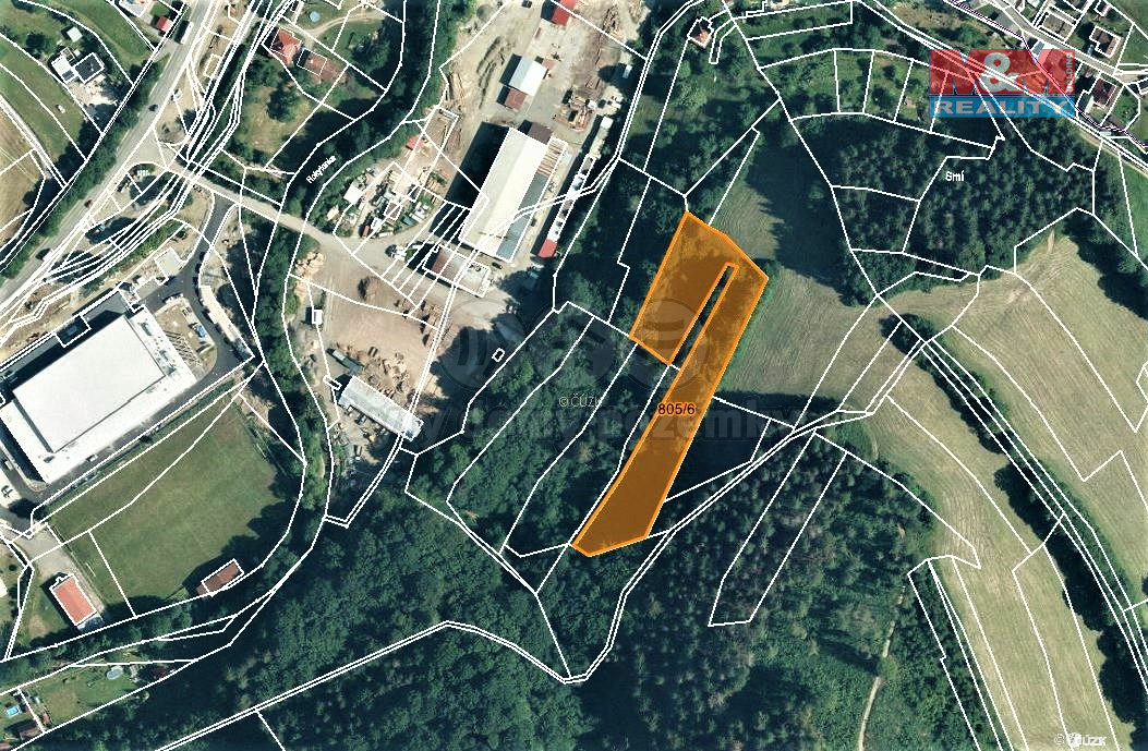 Prodej louky, 5327 m², Lhota u Vsetína