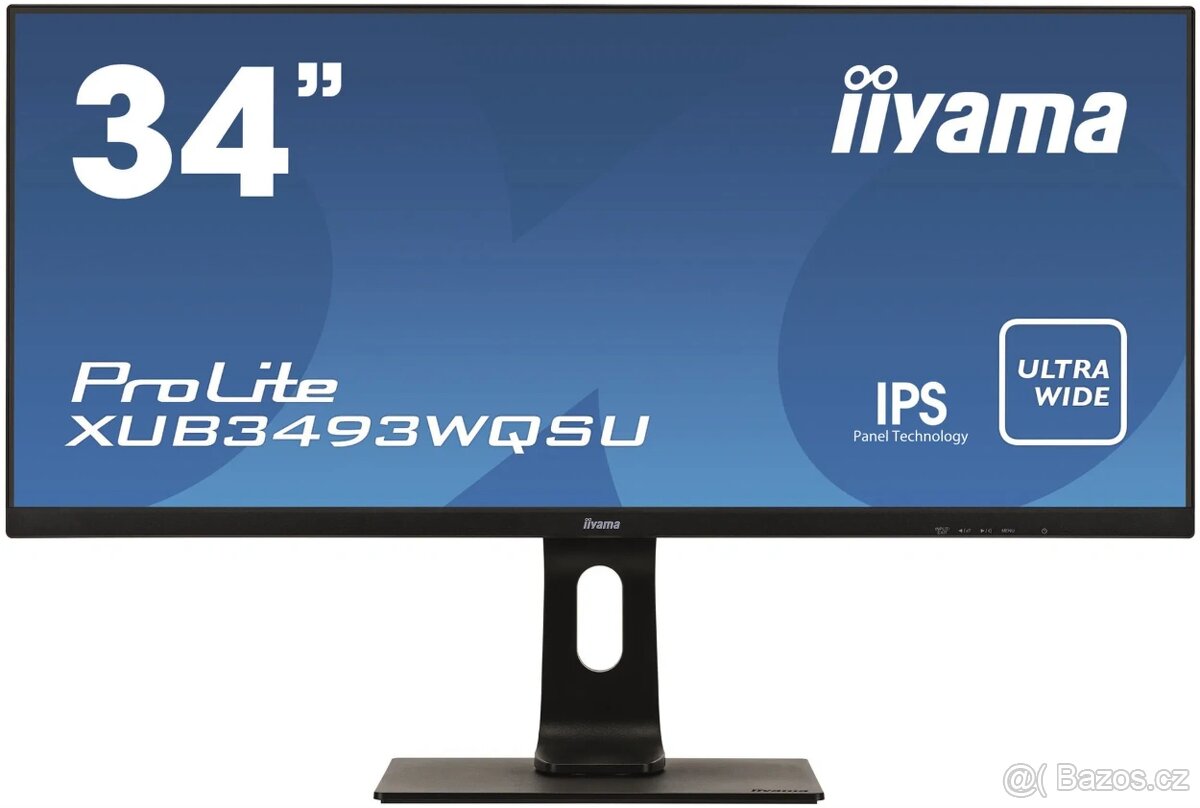 34" iiyama ProLite, 3440 × 1440, 21:9
