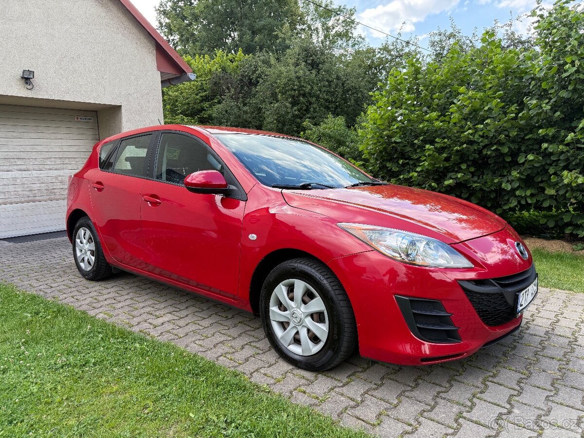 Mazda 3, 2010, 1,6i 77kW, Aut.klimatizace, nová STK