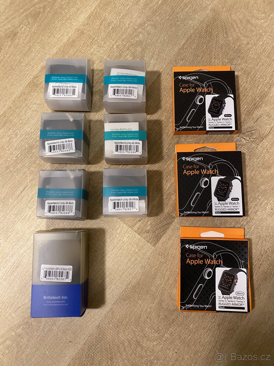 Ochranné pouzdro, fólie, sklo - Apple Watch 1/2/3