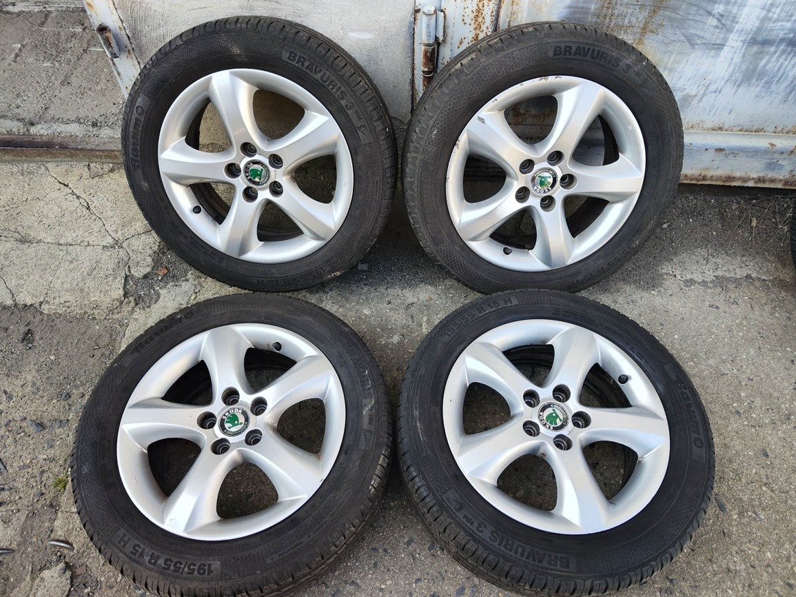 15"letní alu sada Antares 5x100 origo Fabia 2 Polo Roomster