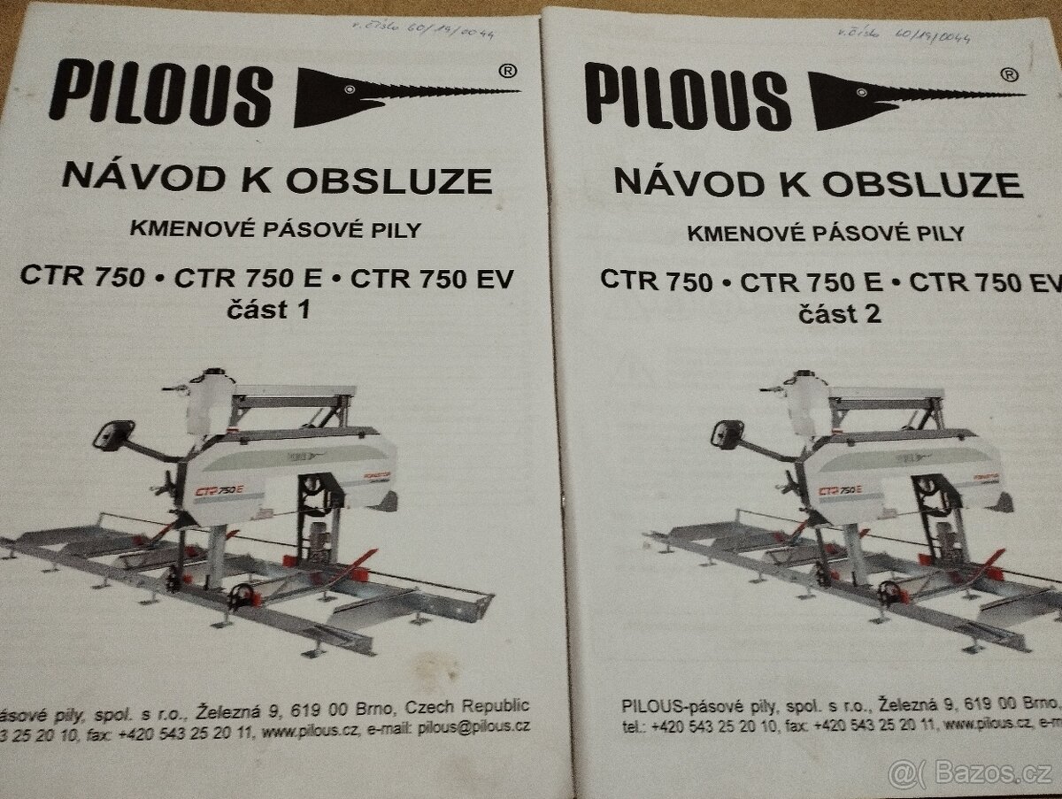 Kmenová pásová pila Pilous