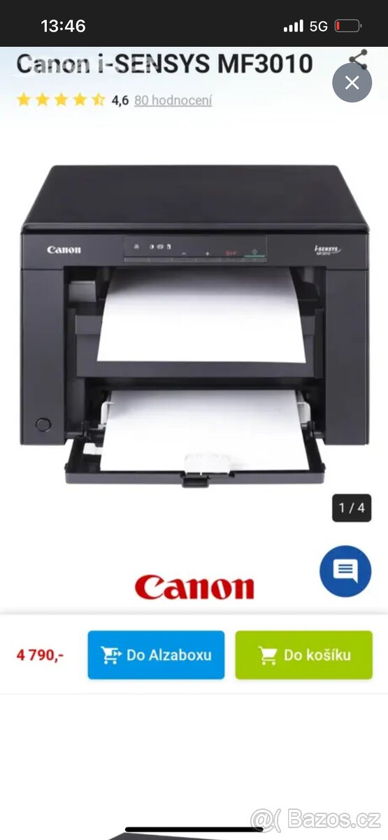 Multifunkční tiskárna CanonMF3010
