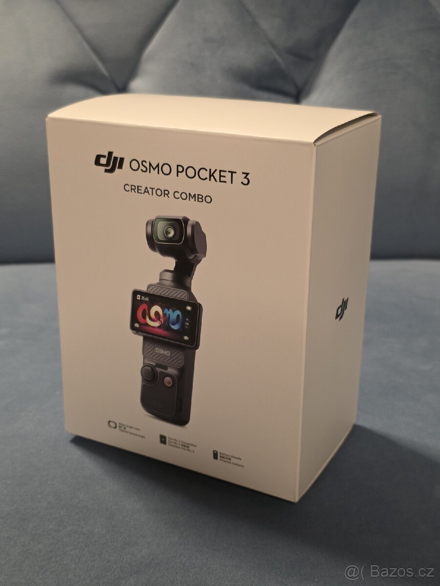 DJI Osmo Pocket 3 - Nový, kompletní balení (Rezervováno)