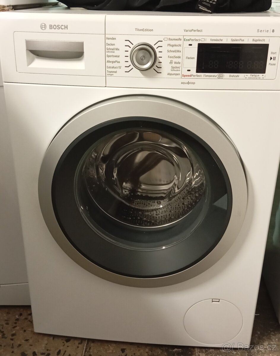 Pračka a sušička prádla Bosch