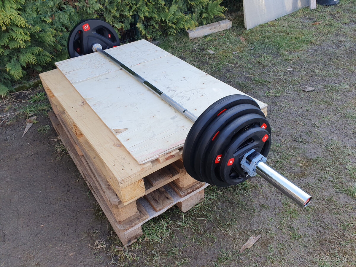 BENCH činka 120kg olympijská, nová