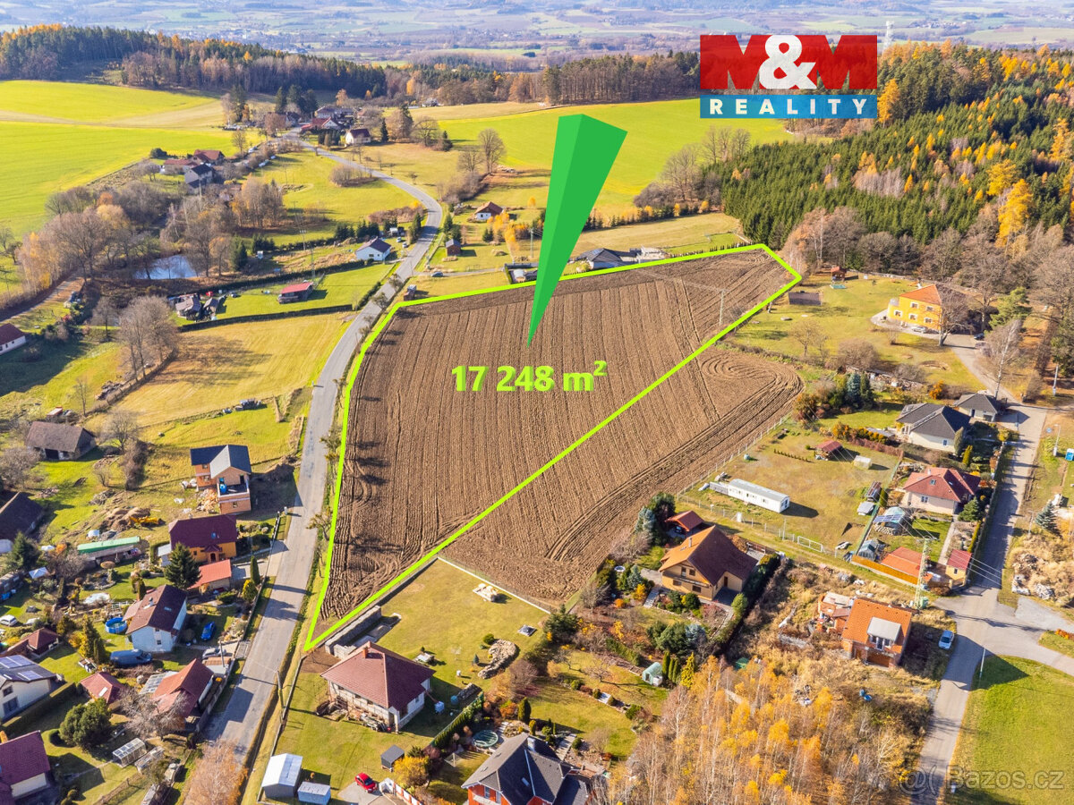 Prodej pozemku k bydlení, 17248 m², Heřmaničky