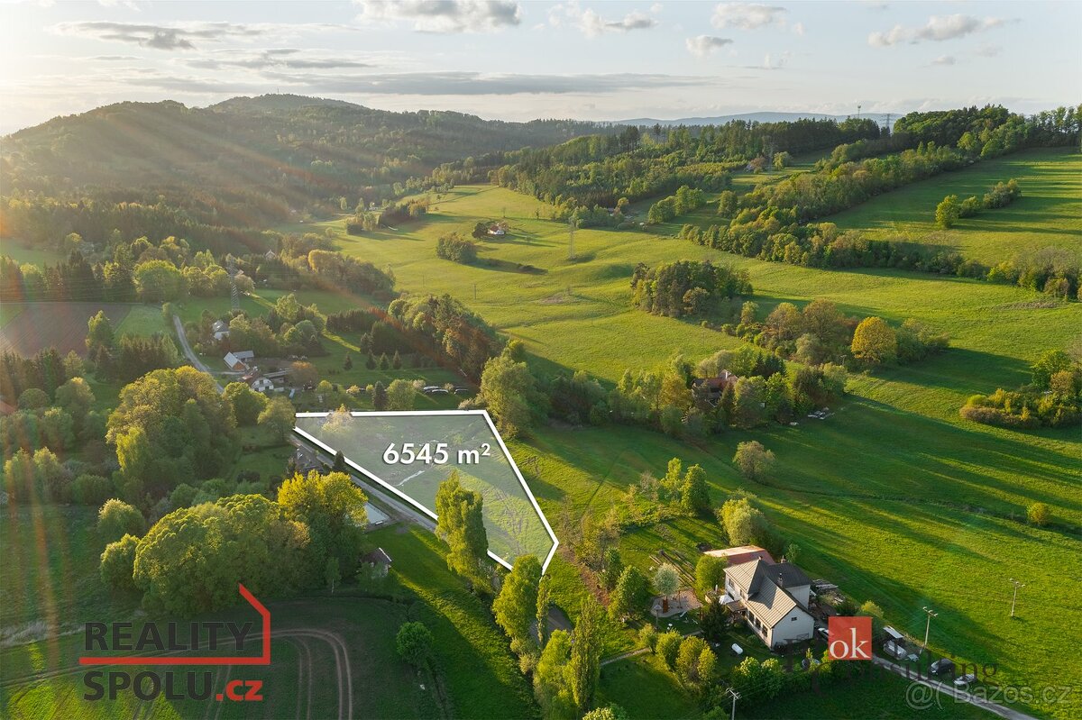 Prodej, pozemky/bydlení, 6545 m2, Tuhaň 30, 51251 Stružinec,