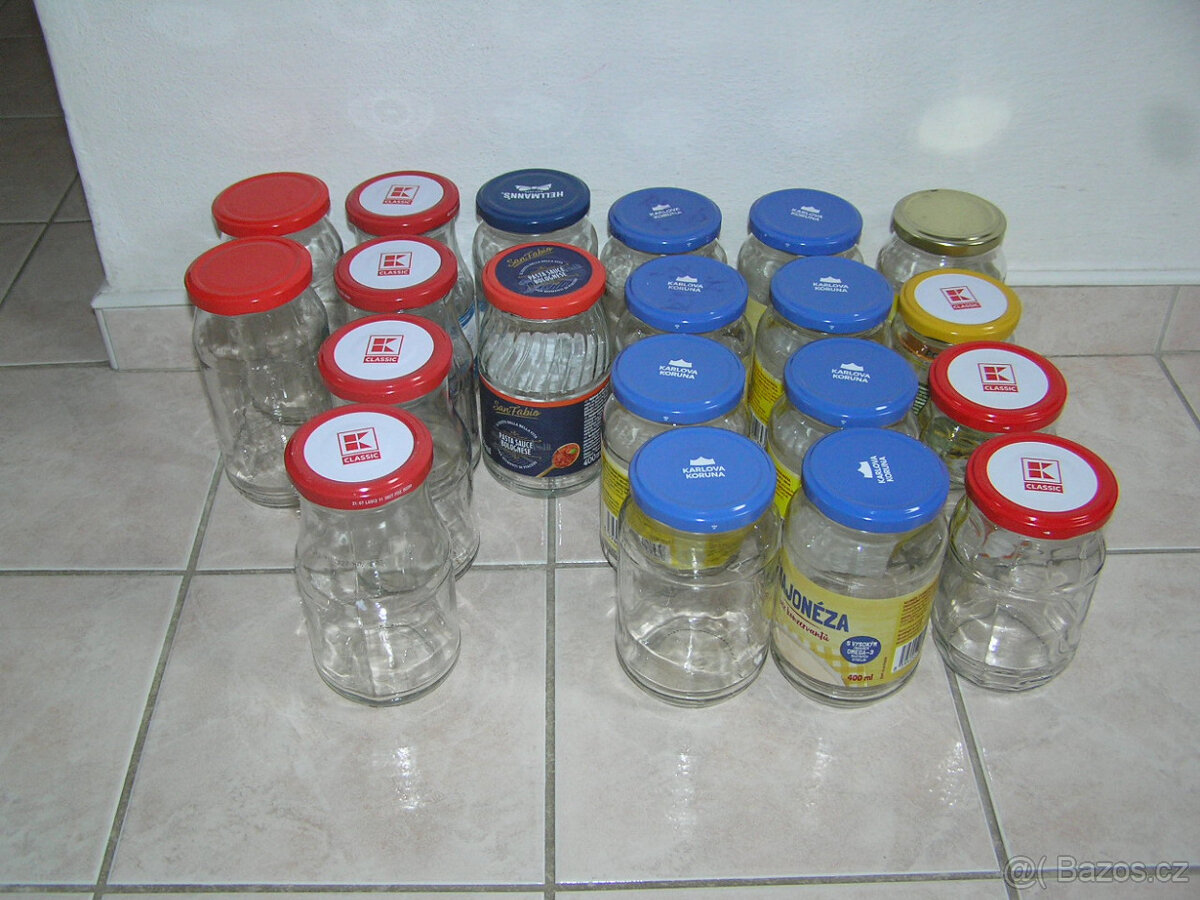 Zavařovací sklenice se šroubovacím víčkem