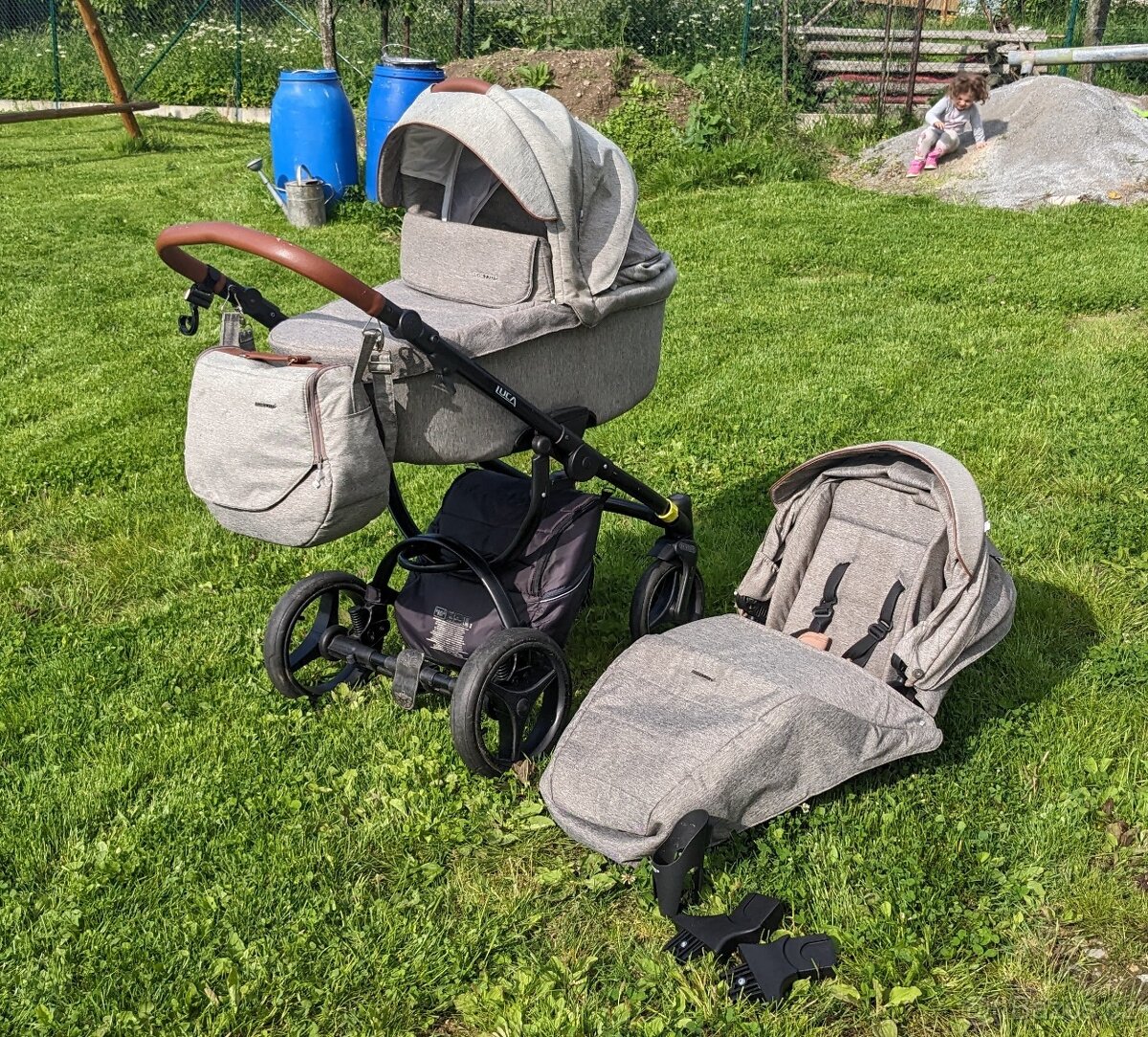 Kombinovaný kočárek Bebetto Luca - Velmi zachovalý