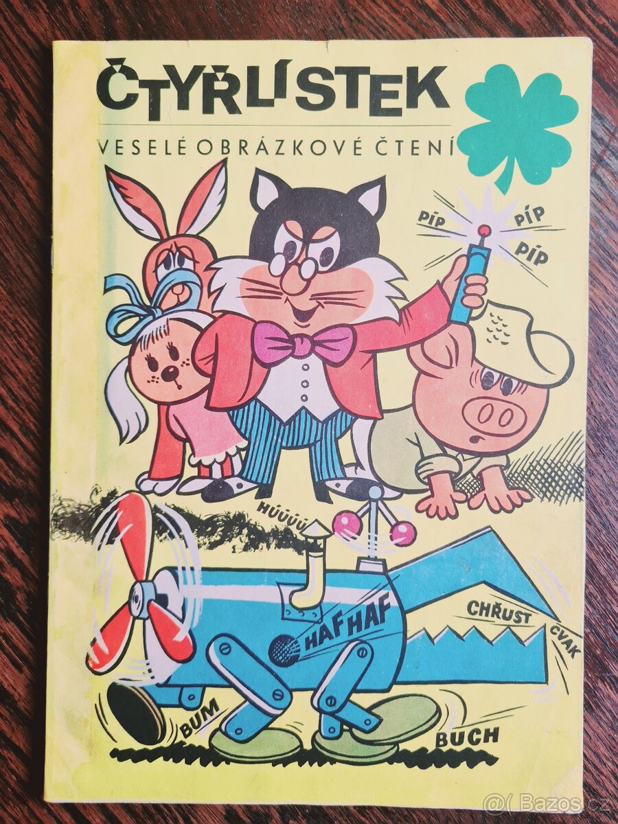 Čtyřlístek c.1 z roku 1969 PODEPSÁN NĚMEČEK