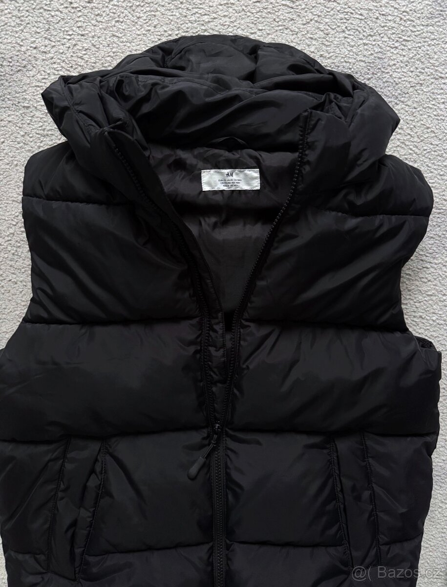 Zateplená chlapecká vesta HM, vel. 170