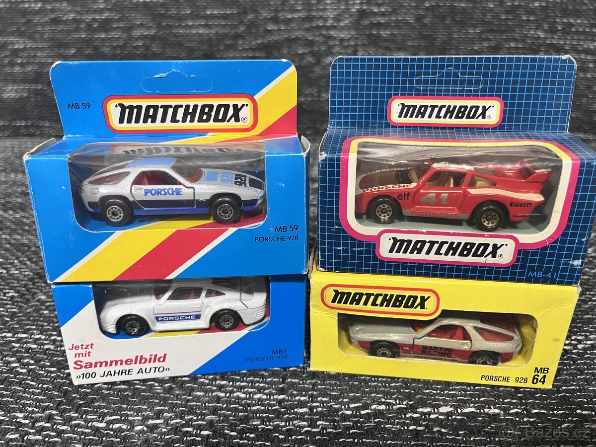 Matchbox Porsche 928, 959, 935