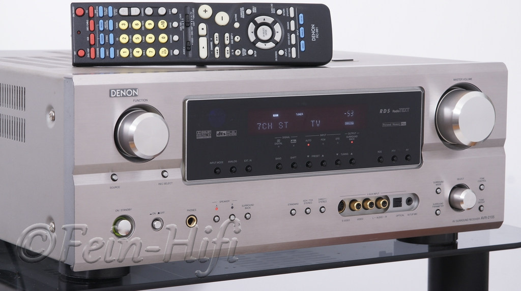 Denon AVR-2105 7.1 x 125W, AV receiver, DO, návod, kal.mic
