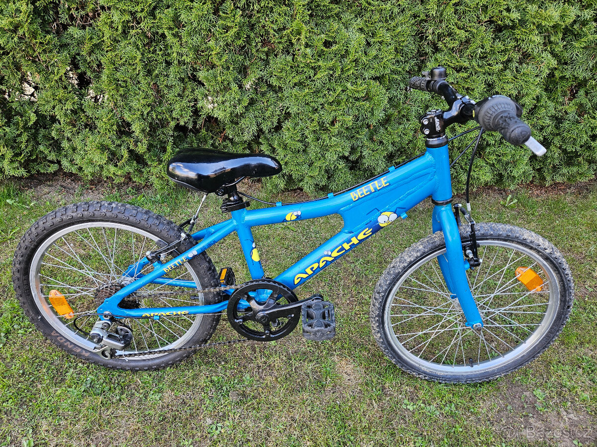 Dětské 20" horské hliníkové kolo APACHE, rám 11" od 110 cm