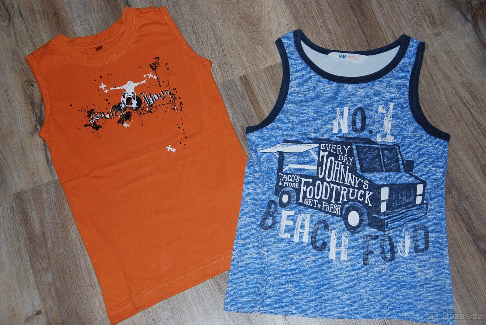 2x tílko vel. 128 - H&M, o´coll