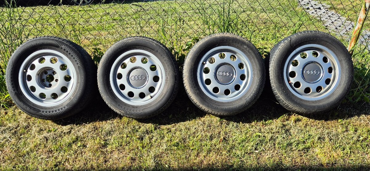 Alu kola Audi A3 5x100 6x15 ET38 195/65r15 letní Nokian ILIN