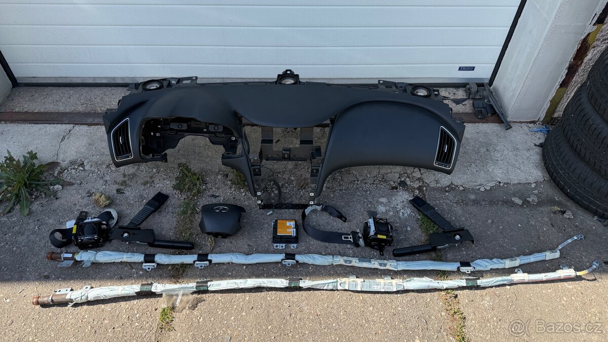 Prodám kompletní sadu airbagů na Infiniti Q50