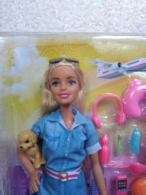 Barbie s kufrem na cestách - hrací set