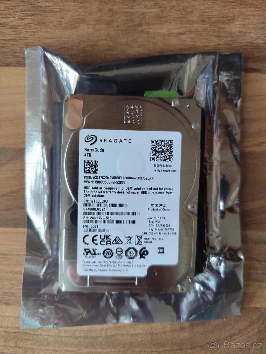 HDD BarraCuda 4TB